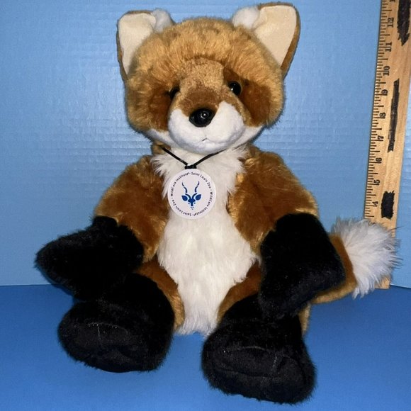 Build A Bear Red Fox Mom & Baby Plush Stuffed Animal St Louis StL Zoo Exclusive - Picture 2 of 14